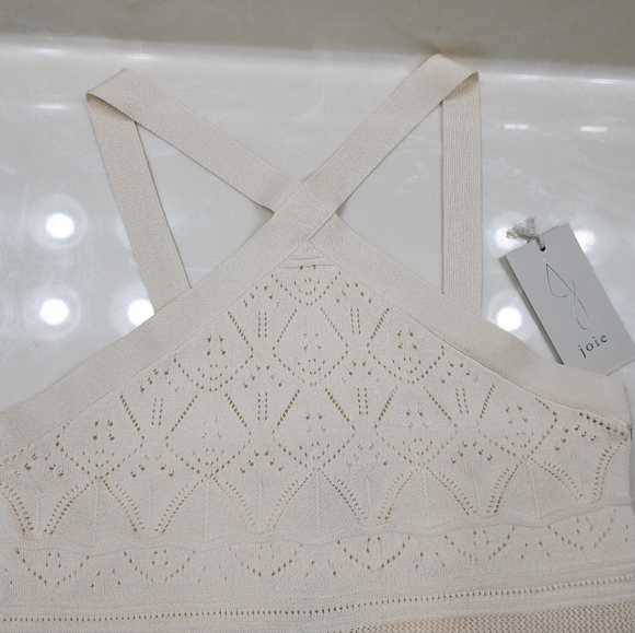 Joie ivory crochet midi dress - Picture 3 of 9